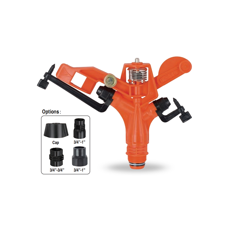 DC-S49 oranžová barva pro zemědělské zavlažování plastový nárazový zavlažovač s 3/4